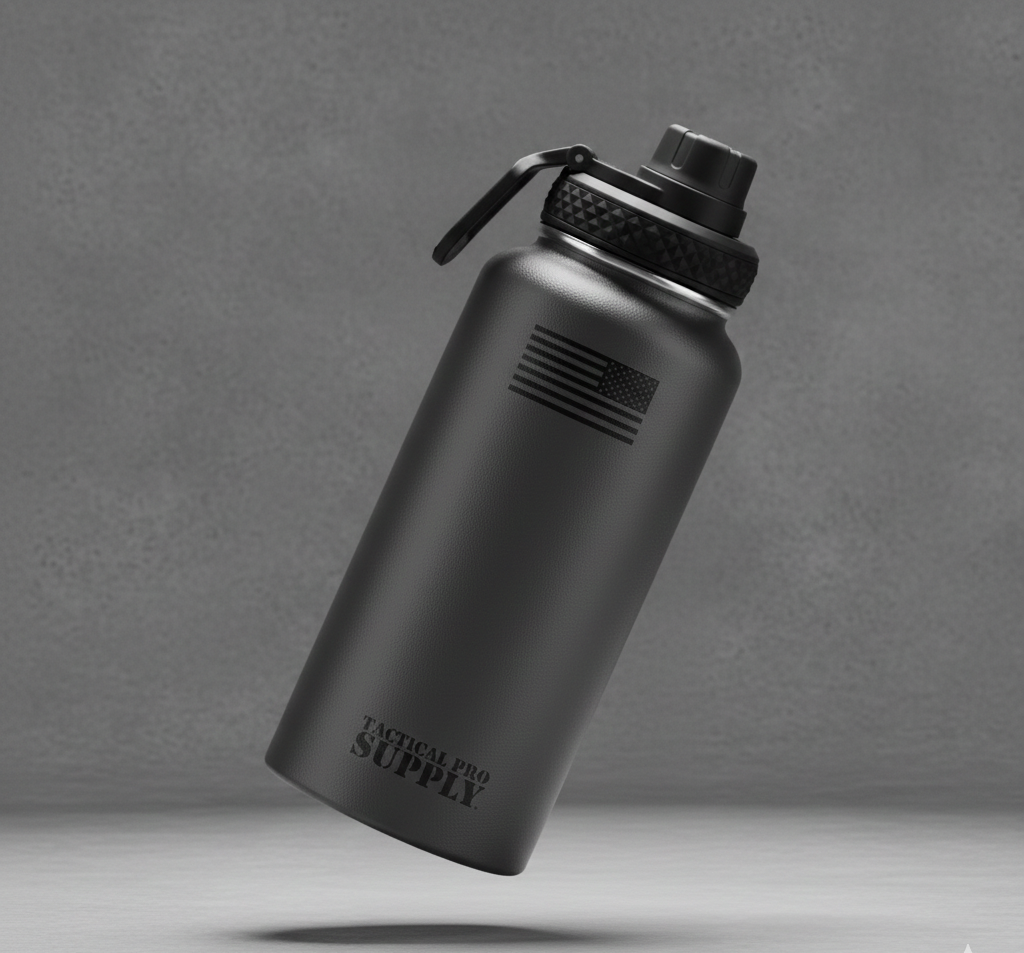 32 oz Patriotic Insulated Water Bottle | American Flag | Premium Stainless Steel