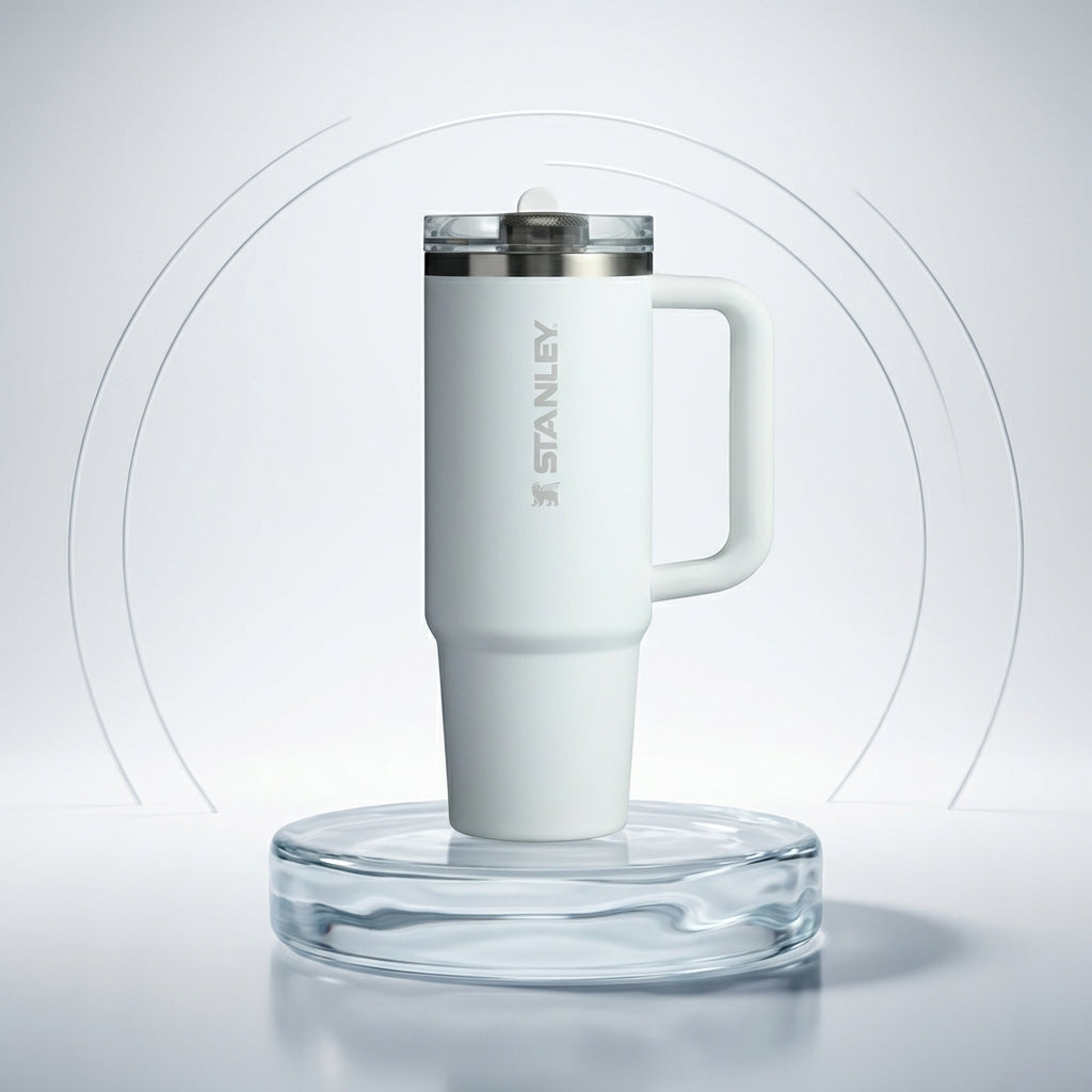 30 oz Flip Straw Insulated Tumbler | Leakproof | Cupholder-Friendly | BPA-Free