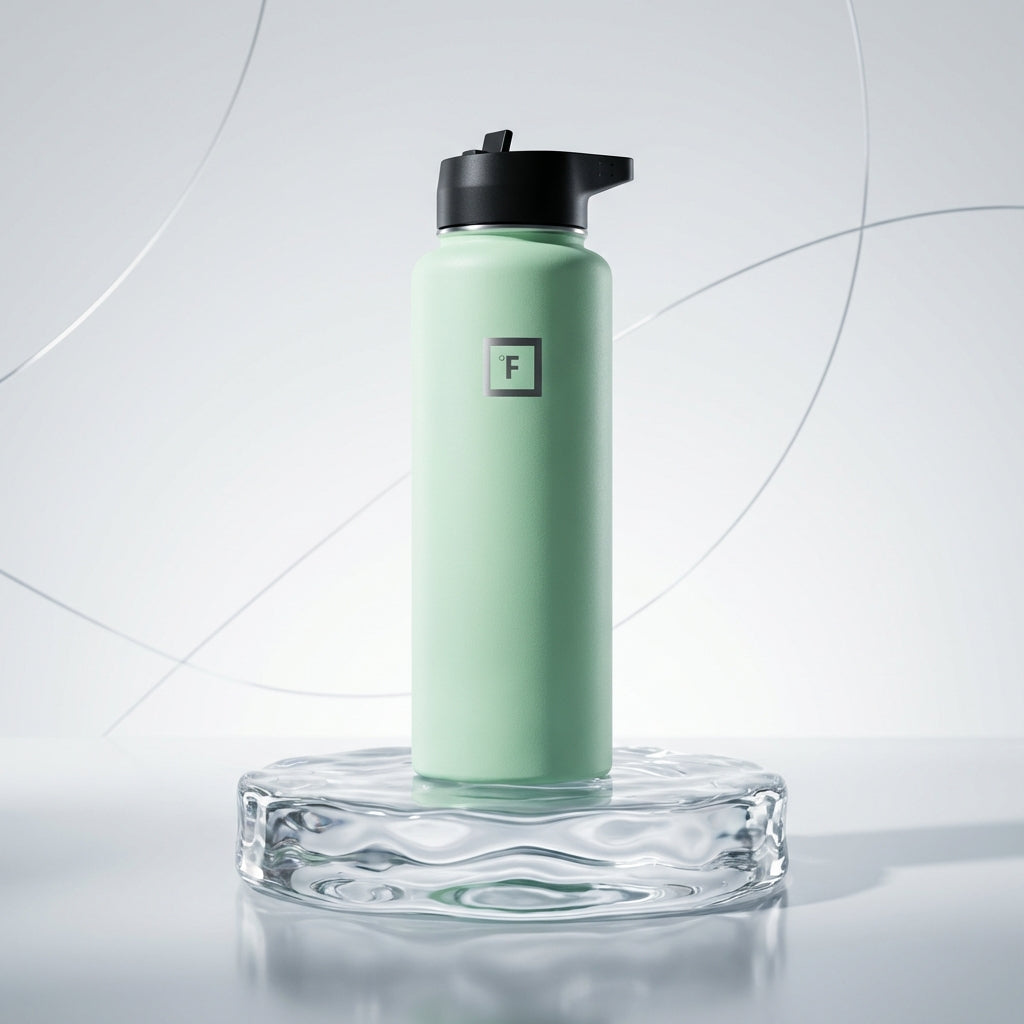40 oz Adventure Hydration Bottle | 3 Lids Included | BPA-Free Stainless Steel