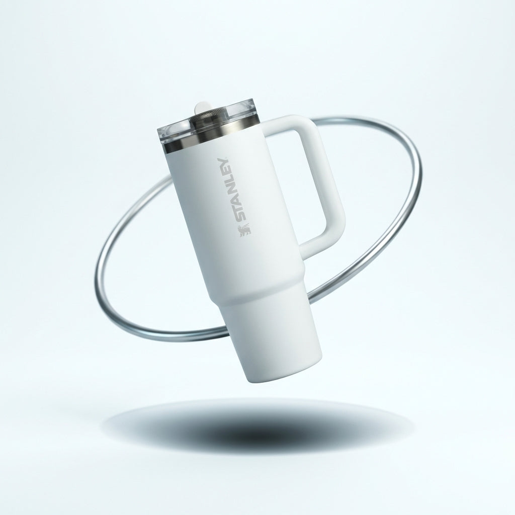 30 oz Flip Straw Insulated Tumbler | Leakproof | Cupholder-Friendly | BPA-Free