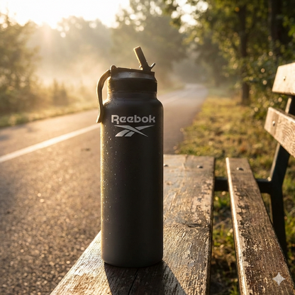 40 oz Insulated Sport Bottle with Straw | Double-Wall Vacuum | BPA-Free Stainless Steel