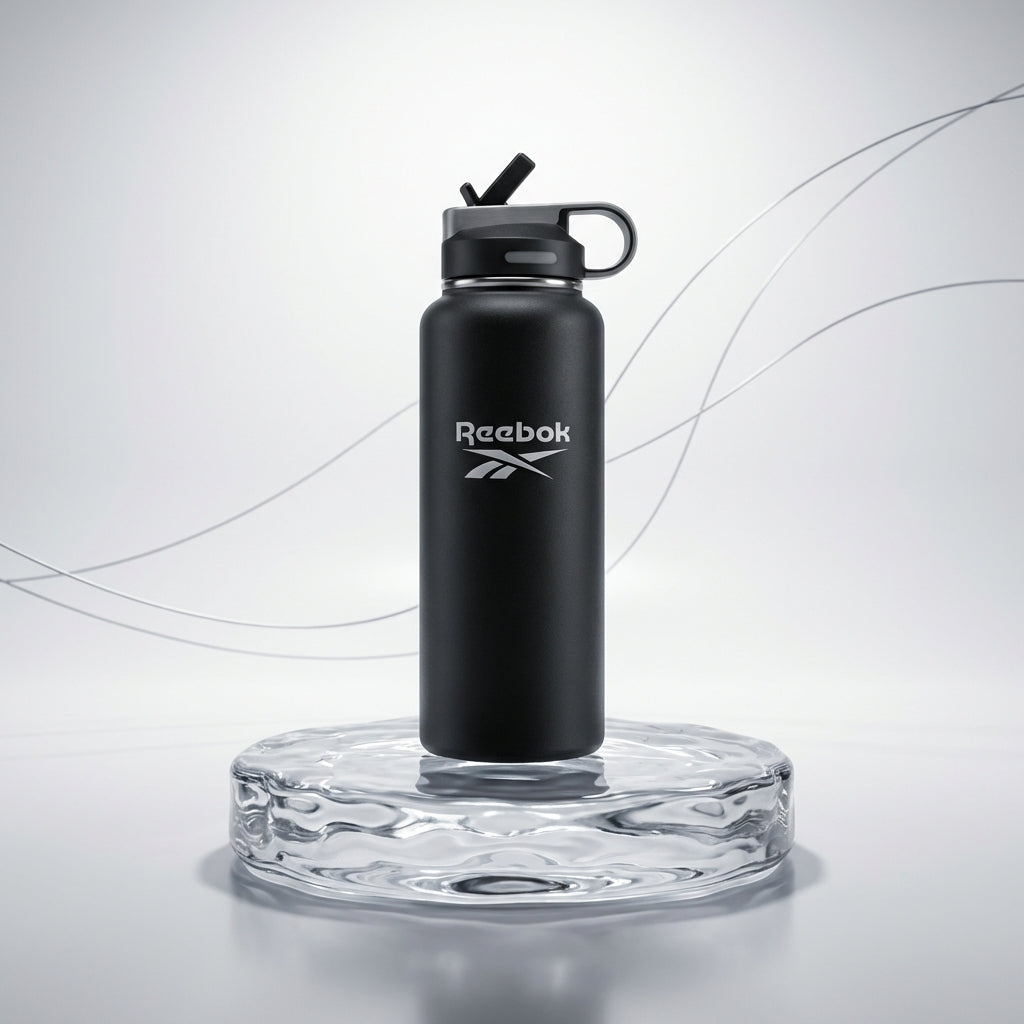40 oz Insulated Sport Bottle with Straw | Double-Wall Vacuum | BPA-Free Stainless Steel